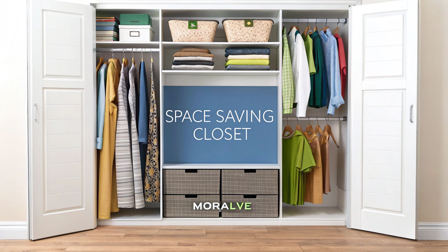 8 Genius Space Saving Closet Ideas for Ultimate Organization – MORALVE