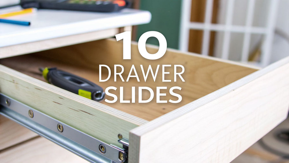 Conquer Your Closet with the Right 10 Drawer Slides – MORALVE