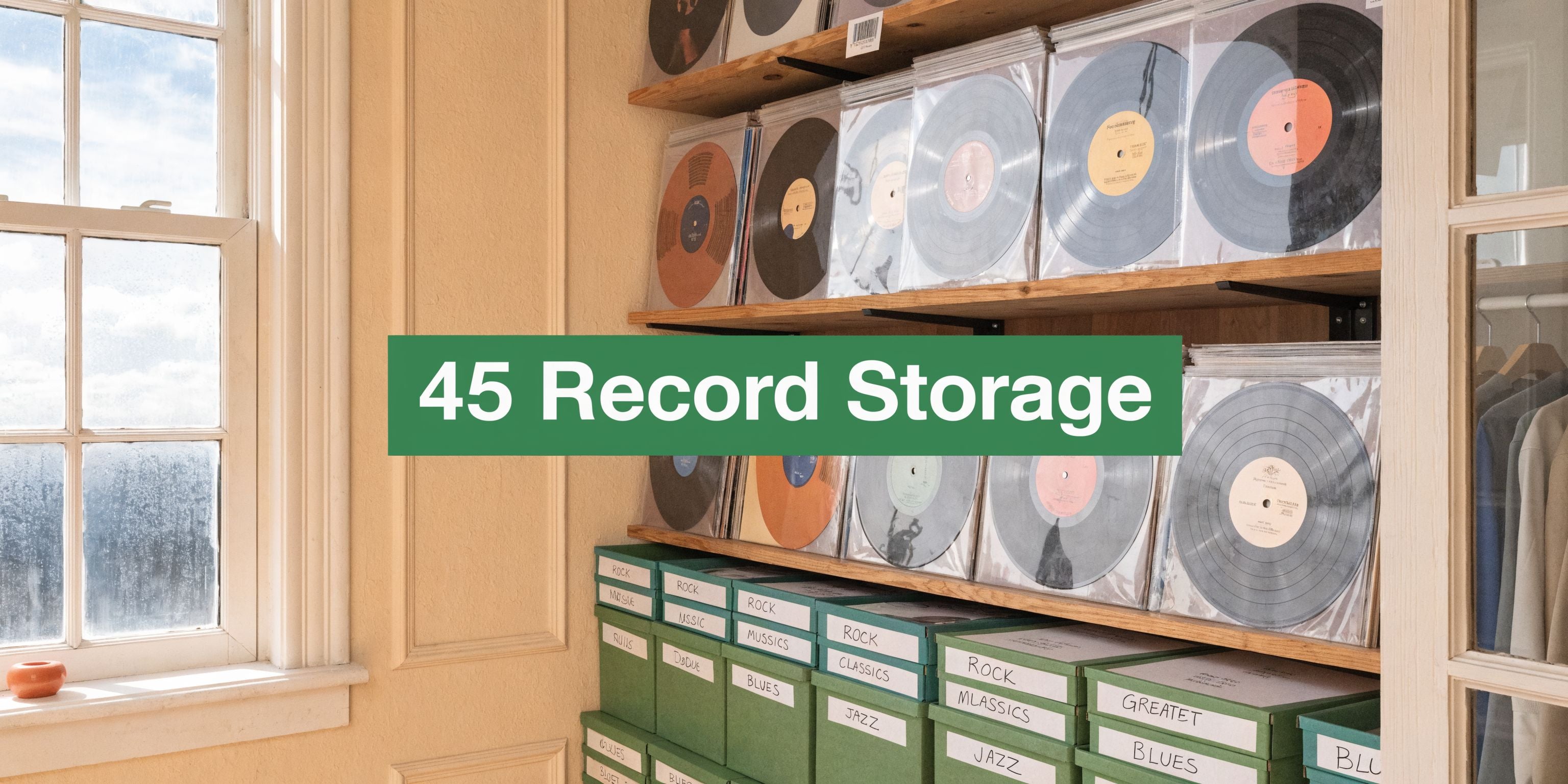 45 Record Storage: Your Closet Organization Guide – MORALVE