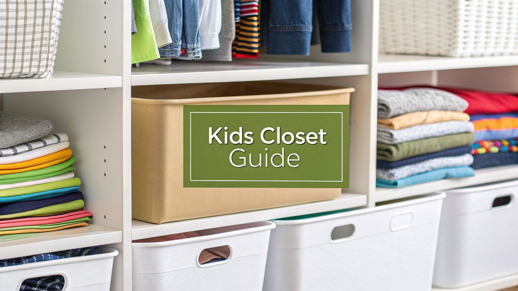 A Realistic Guide on How to Organize Kids Clothes in a Closet – MORALVE