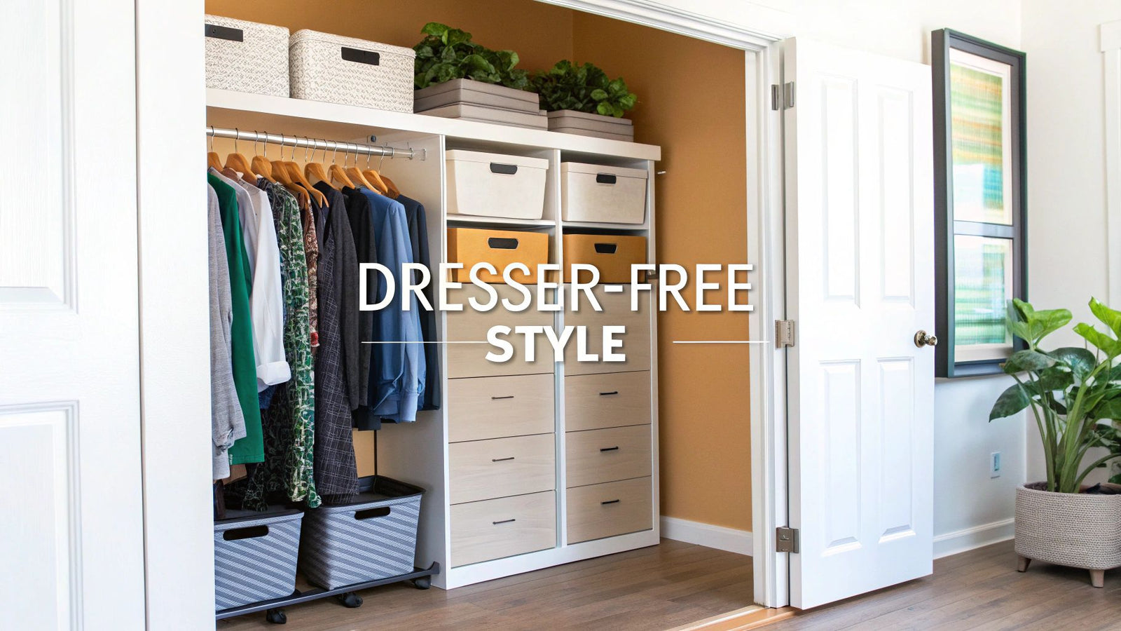 How to Organize Clothes Without a Dresser: Master Your Closet  MORALVE