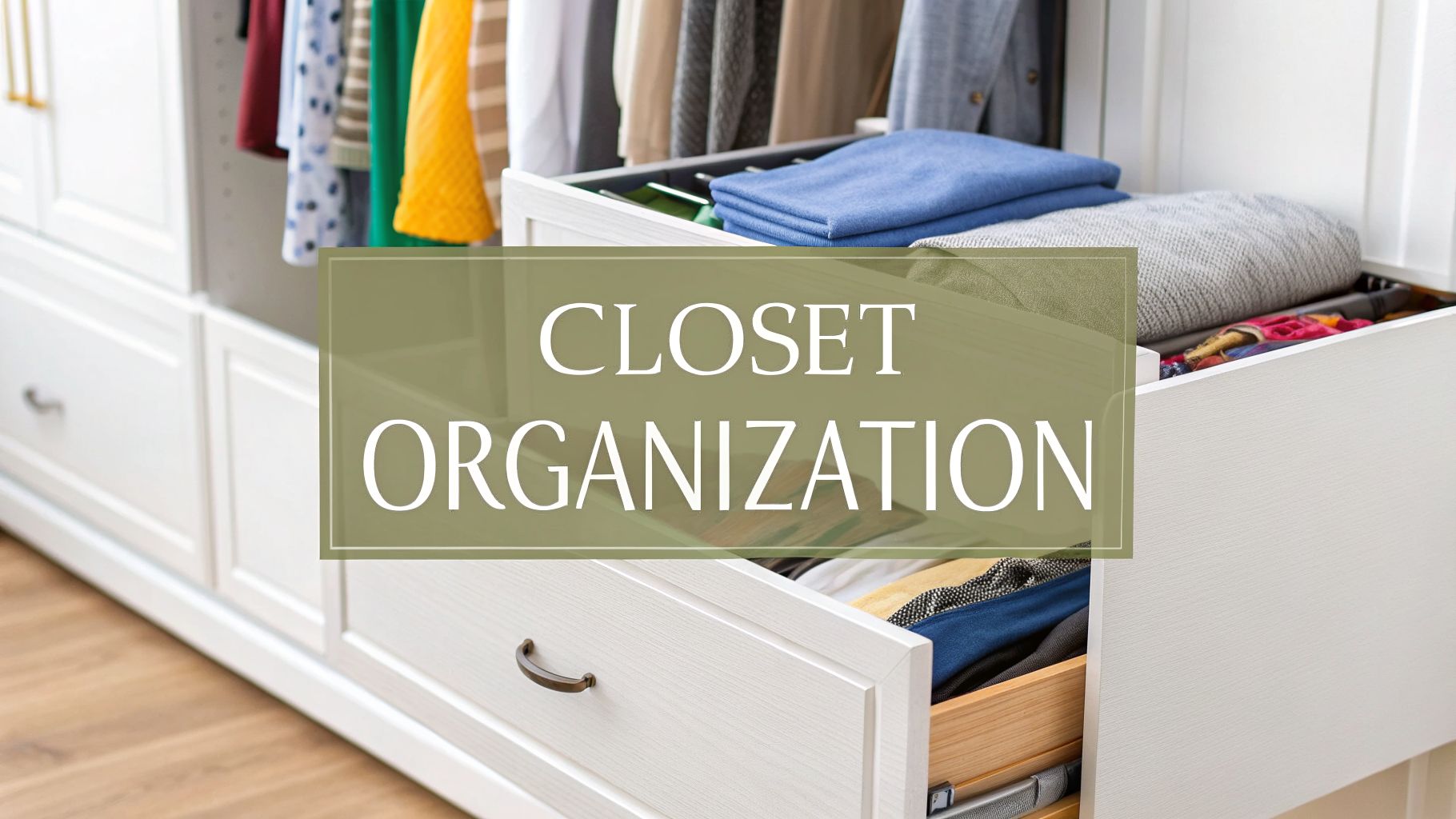 Rolling Storage Drawers: A Guide to Ultimate Closet Organization – MORALVE