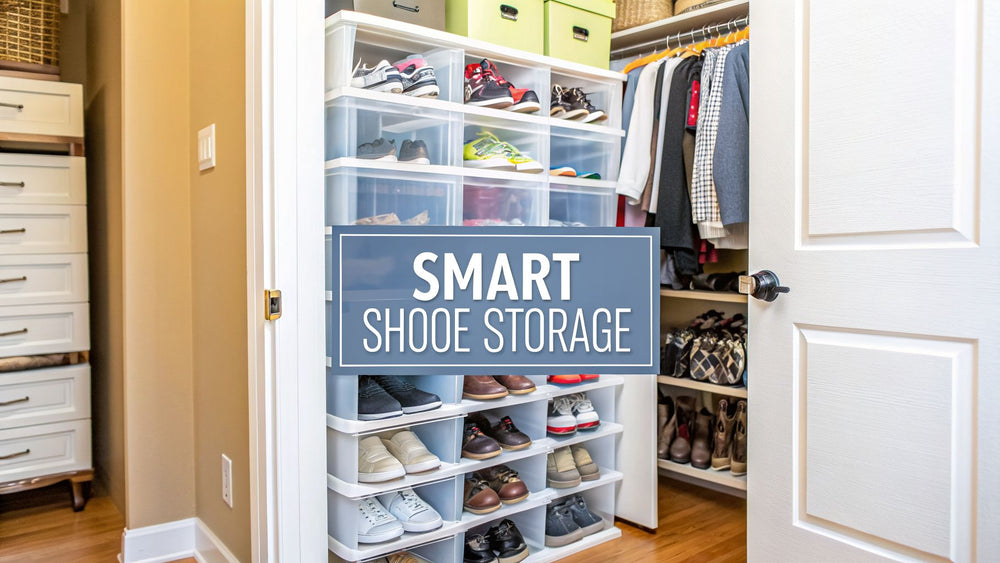 Smart Shoe Storage Ideas for Small Closet Organization – MORALVE