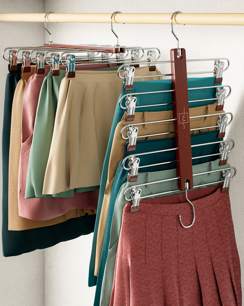 The Best Slim Space-Saving Skirt Hanger - Welcome Objects