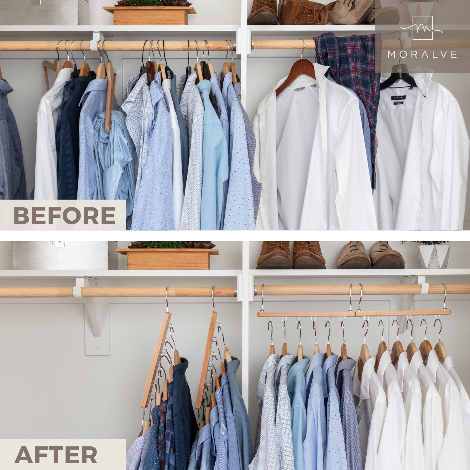 Organize Your Closet With C Hangers - Durable And Space-Saving Clothes  Hangers - Velan Store